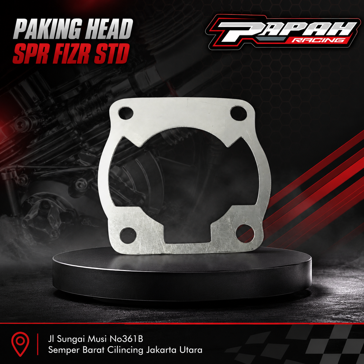 PAKING HEAD SPR FIZR STD 
