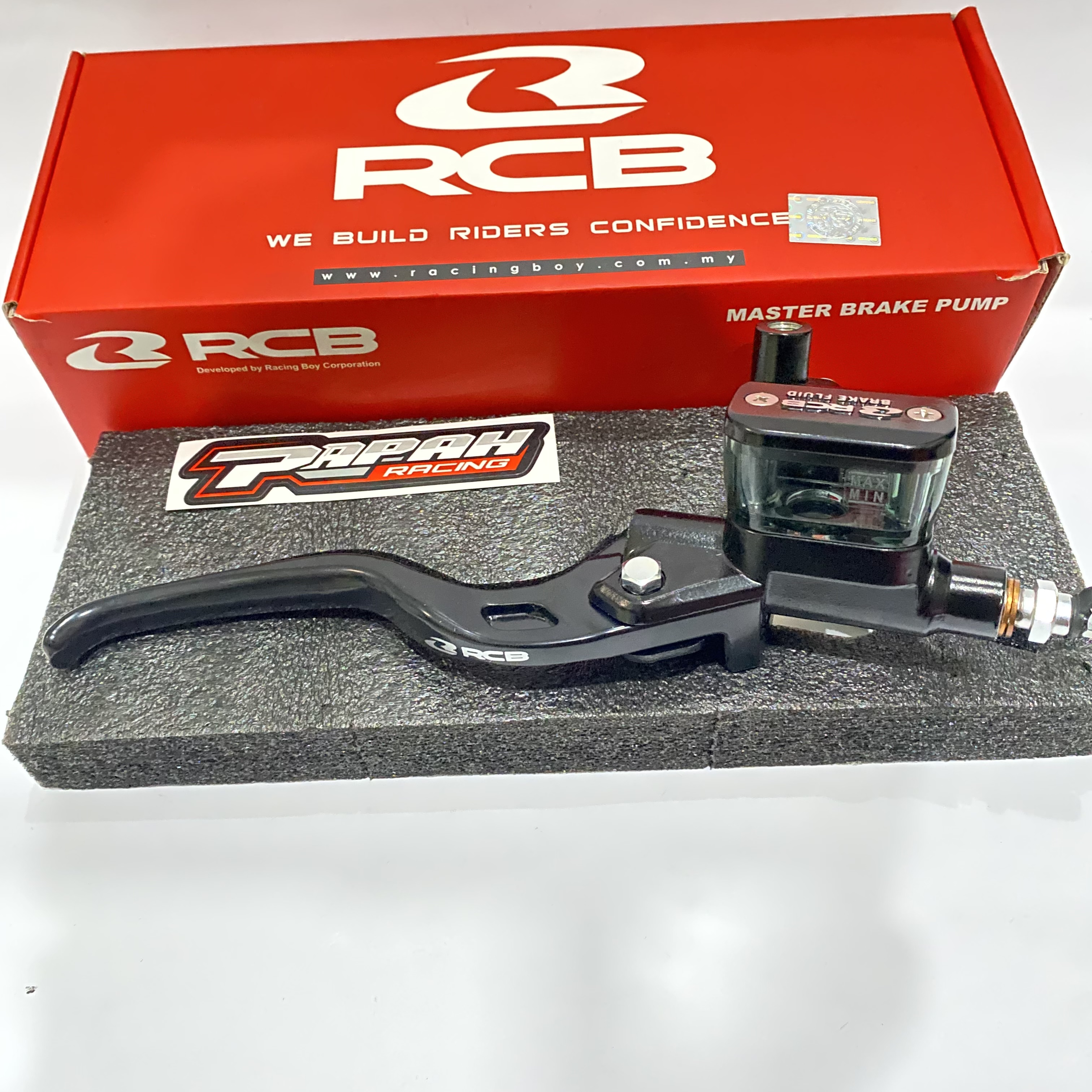 MASTER REM RCB KANAN 14MM E-3 BK HITAM (BLACK)