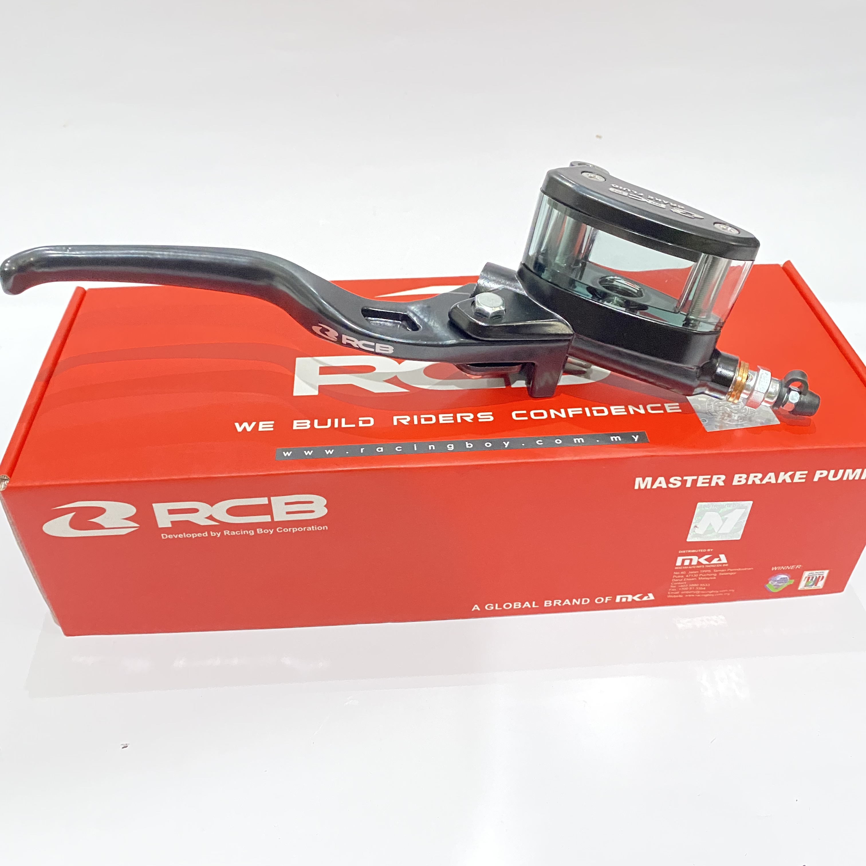 MASTER REM KANAN RCB 14MM E-2 HITAM (BLACK)