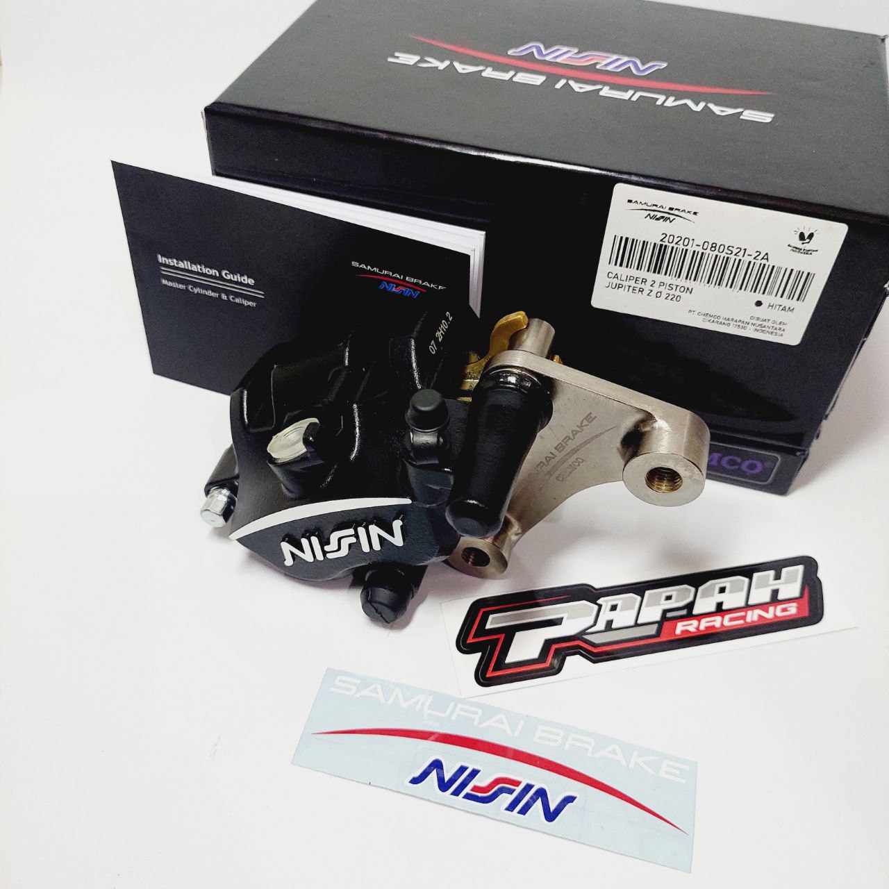CALIPER KALIPER NISSIN SAMURAI 2P BLACK JUPITER RXKING 260MM