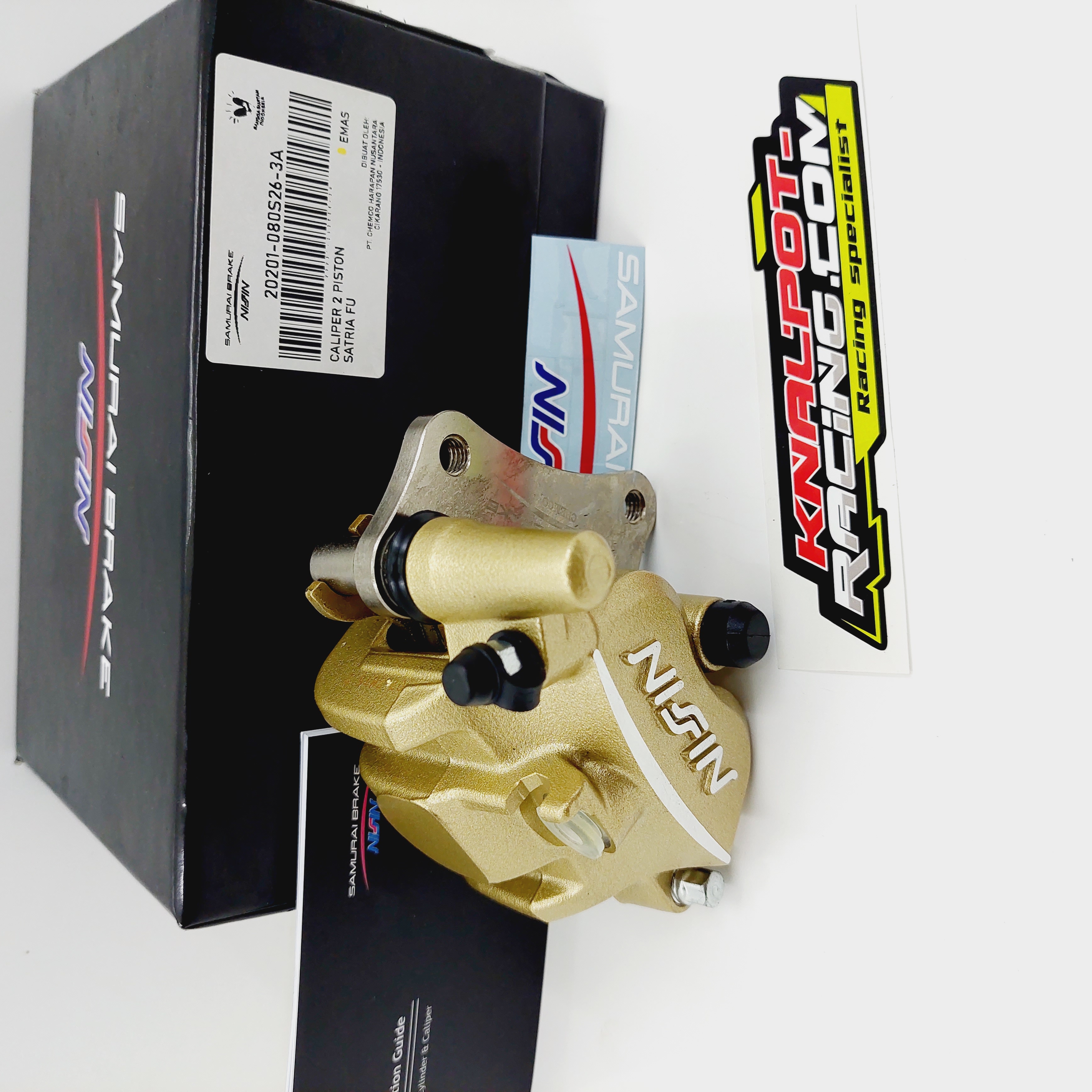 CALIPER KALIPER NISSIN SAMURAI 2P GOLD / EMAS SATRIA FU / NINJA STD