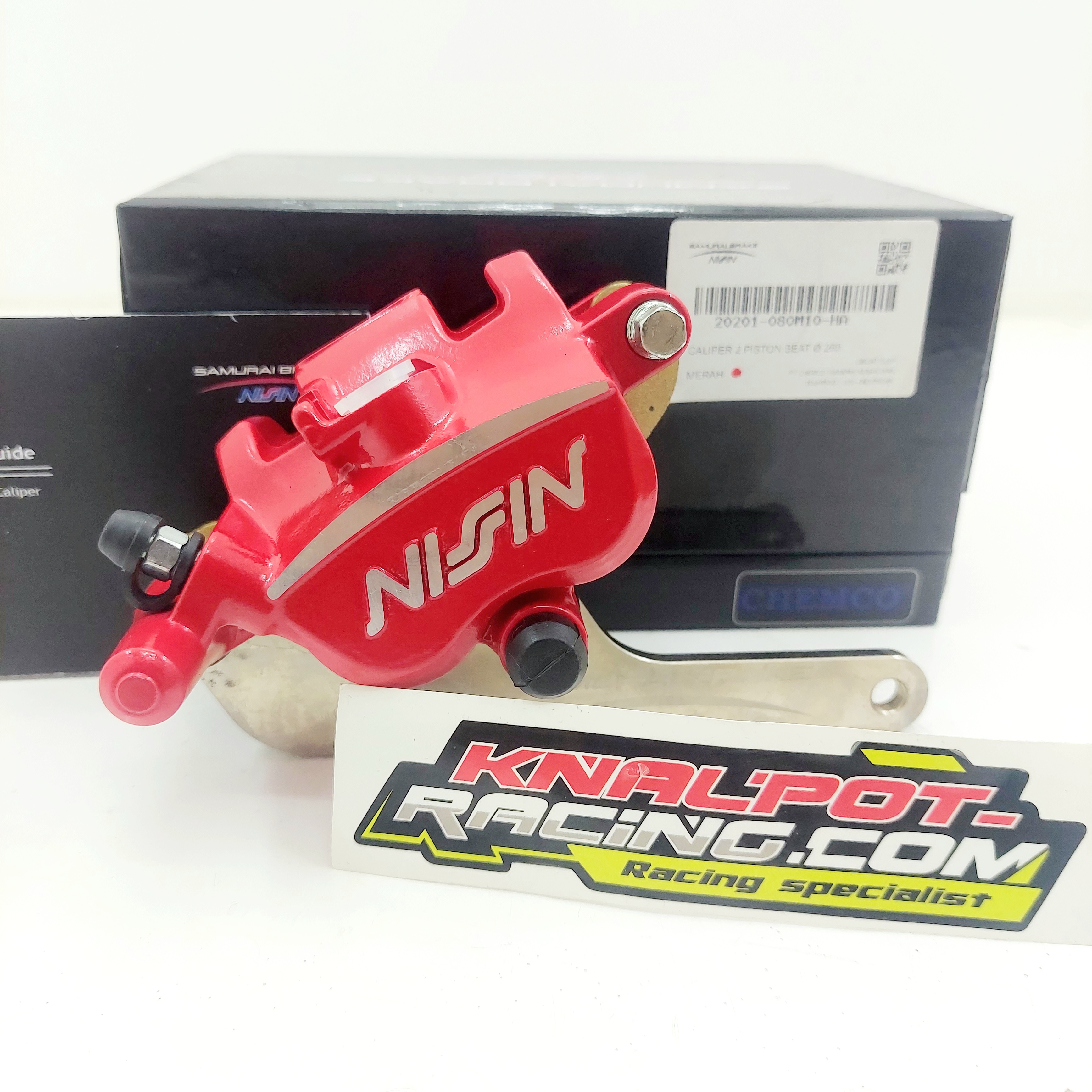 CALIPER KALIPER NISSIN SAMURAI 2P HONDA BEAT 260MM MERAH