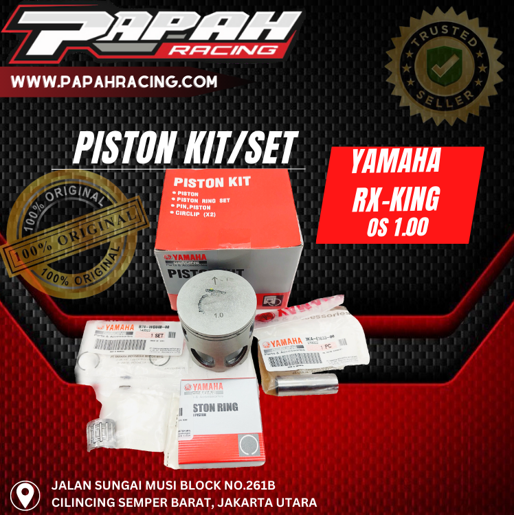 PISTON KIT/SET YAMAHA RXKING OS 1.00