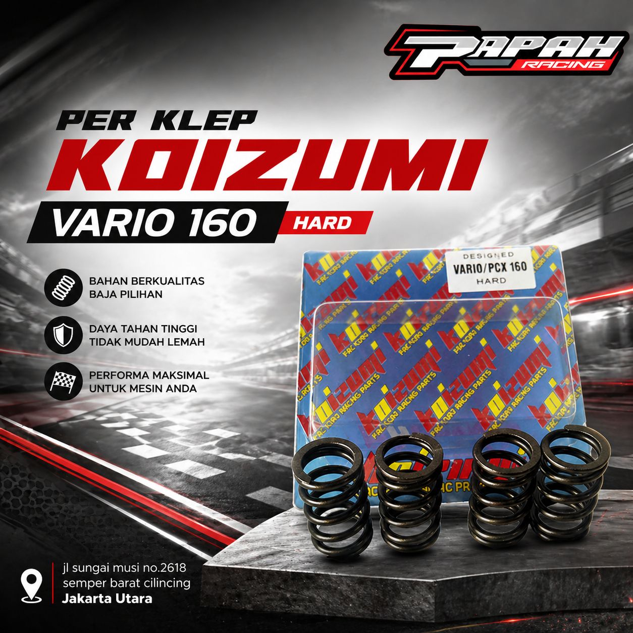 PER KLEP KOIZUMI VARIO 160 HARD