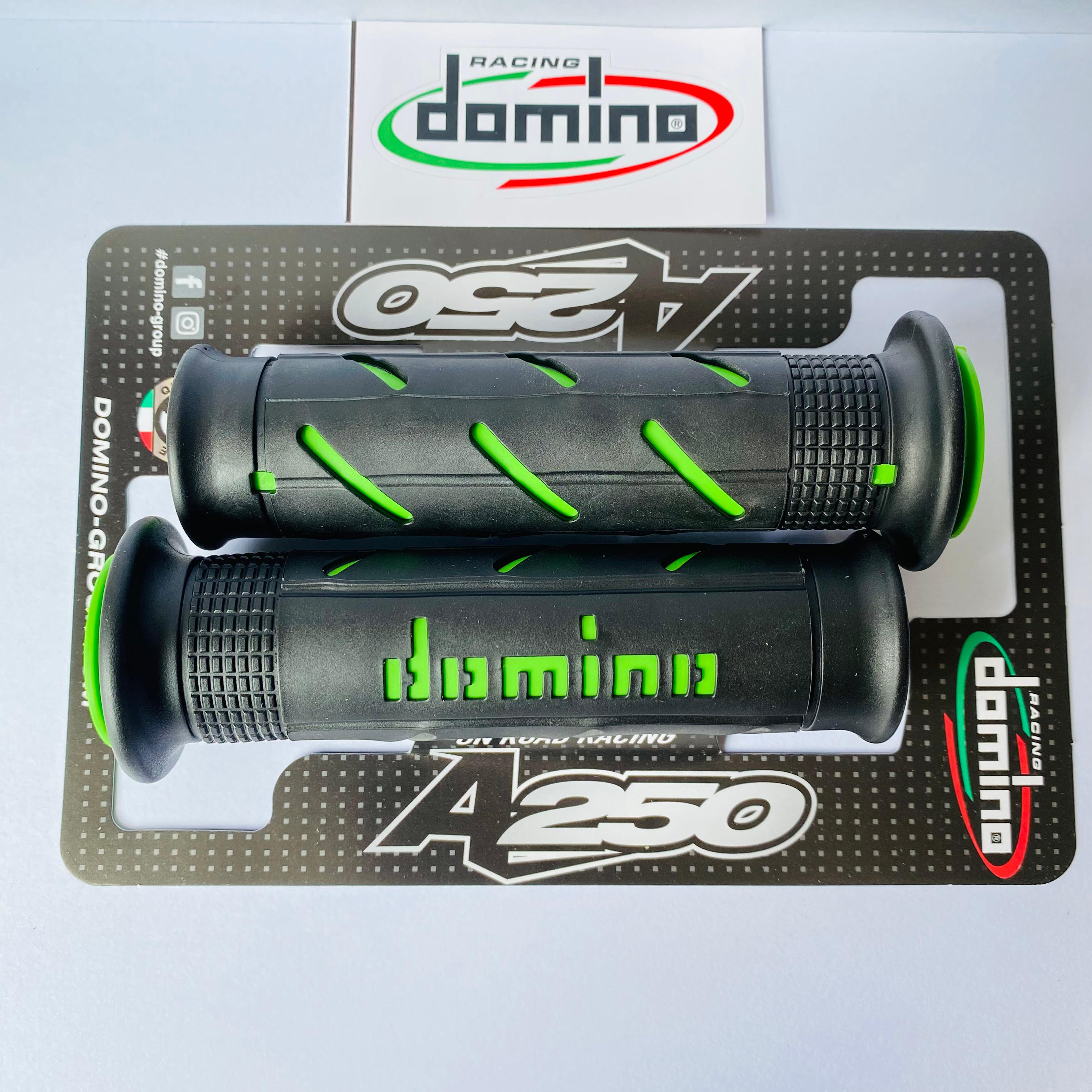 HANDGRIP GRIP DOMINO SUPER SOFT GRIPS BLACK GREEN