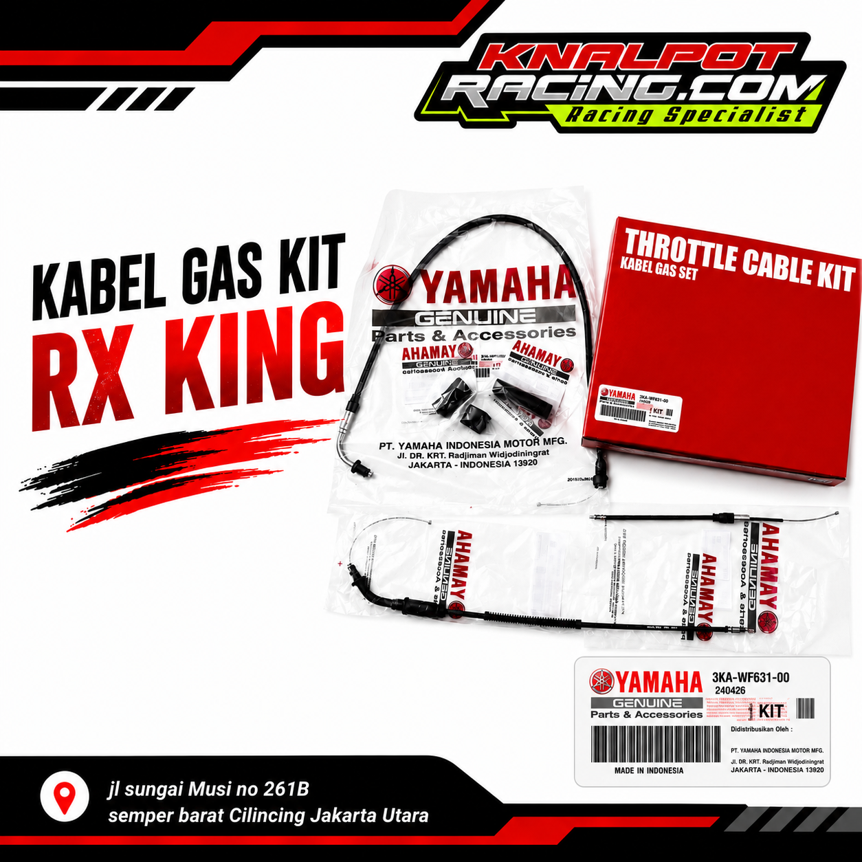 KABEL GAS KIT RX KING