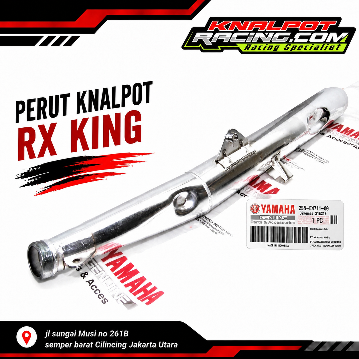 PERUT KNALPOT RX KING