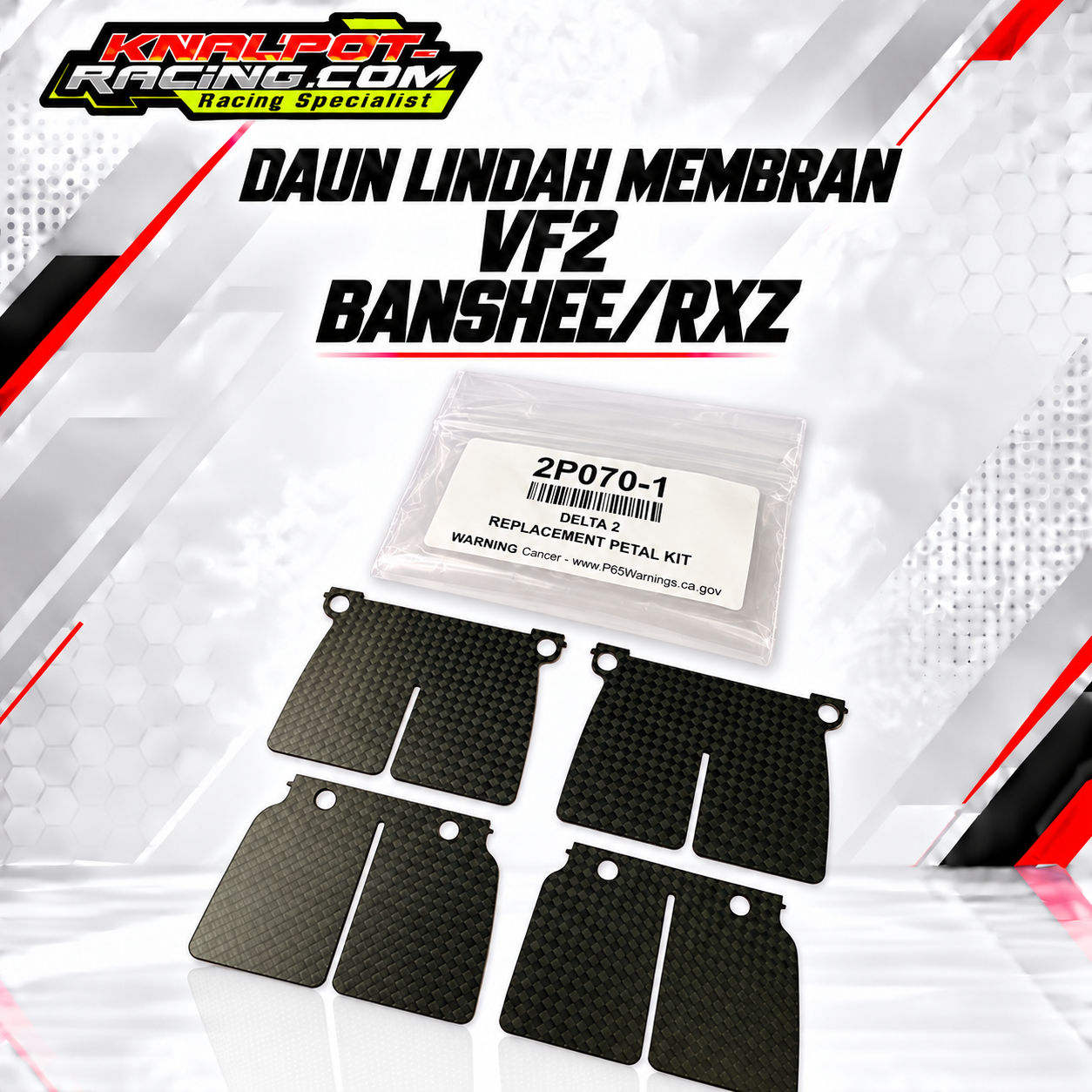 DAUN LINDAH MEMBRAN VF2 BANSHEE/RXZ