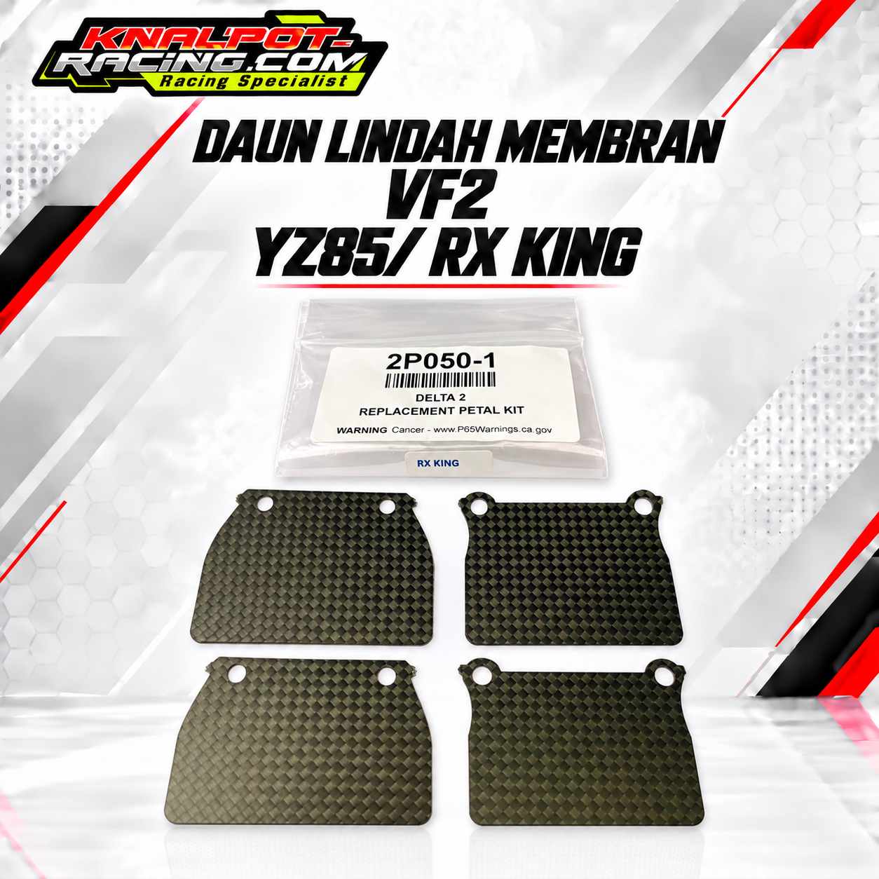 DAUN LINDAH MEMBRAN VF2 YZ85/ RX KING