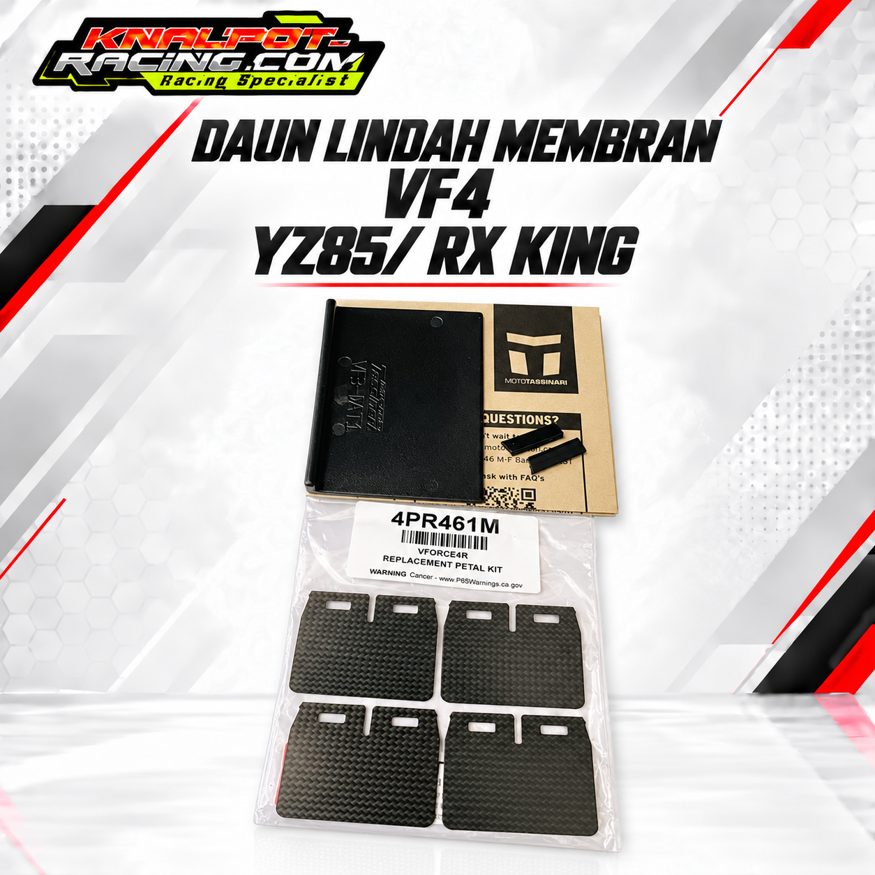 DAUN LINDAH MEMBRAN VF4 YZ85/ RX KING
