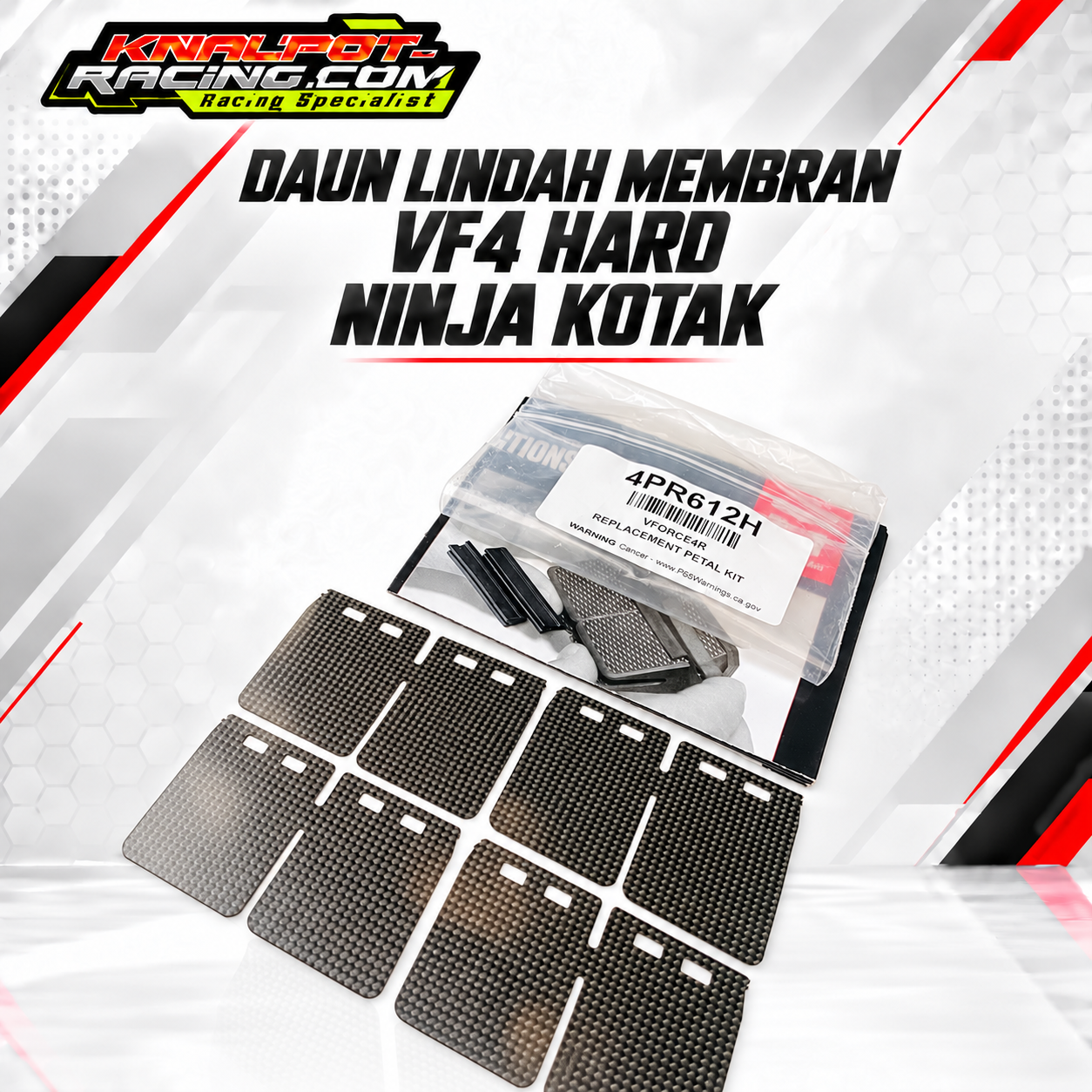 DAUN LINDAH MEMBRAN VF4 HARD NINJA KOTAK