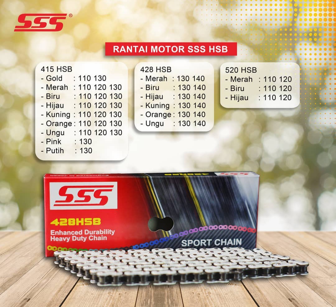 RANTAI SSS HSB 415-110 HIJAU 