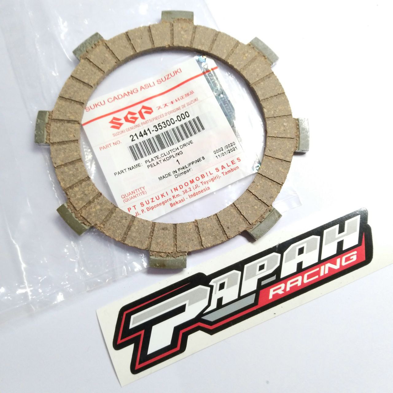 KAMPAS KOPLING SUZUKI FR80 (1pcs)